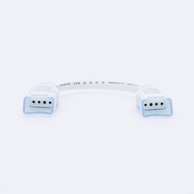 Conector duplo com cabo para Fita LED RGB 220V AC SMD IP65