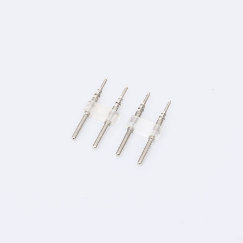 Conector Fita LED Neon Regulável 220V SFLEX8 Duplo com Cabo