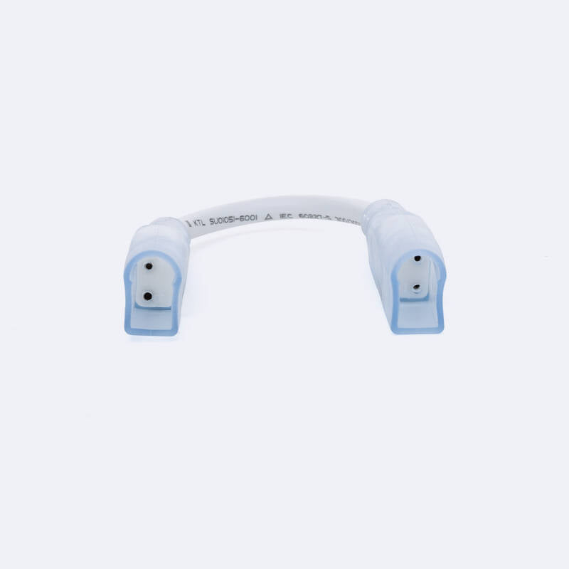 Conector Fita LED Neon Regulável 220V SFLEX8 Duplo com Cabo