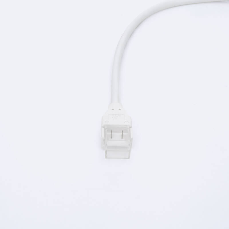 Conector Hipopótamo Duplo com Cabo para Fita LED SILICONE FLEX SMD & COB Largura 10mm