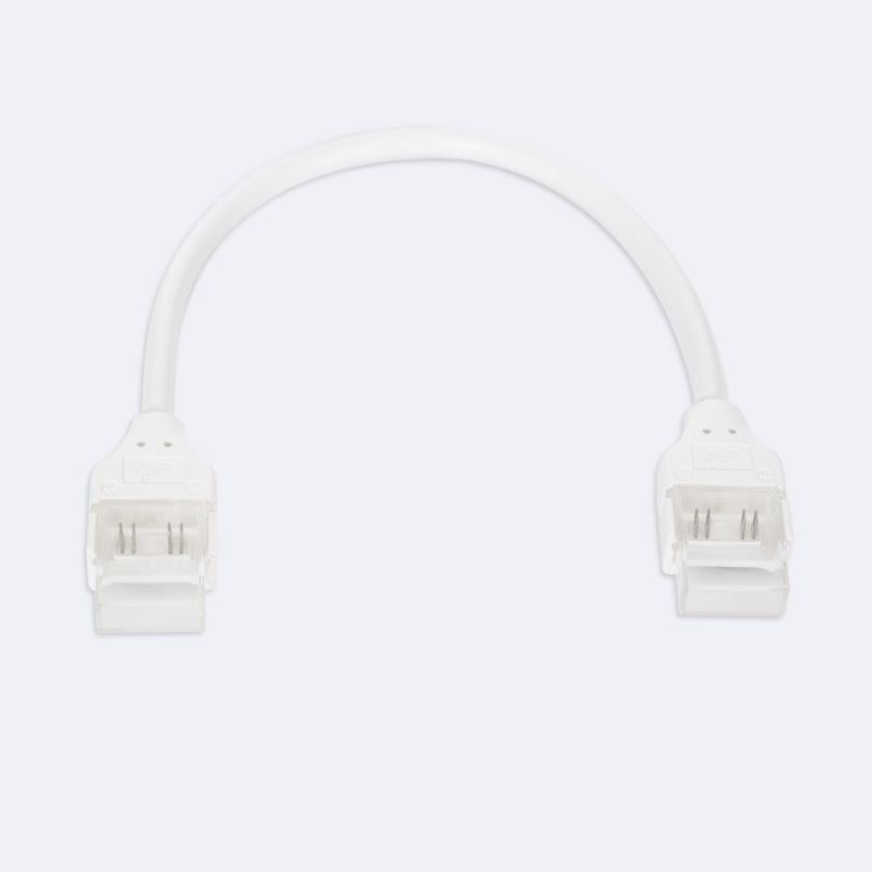 Conector Hipopótamo Duplo com Cabo para Fita LED RGB 220V WCOB Silicone FLEX Largura 12 mm