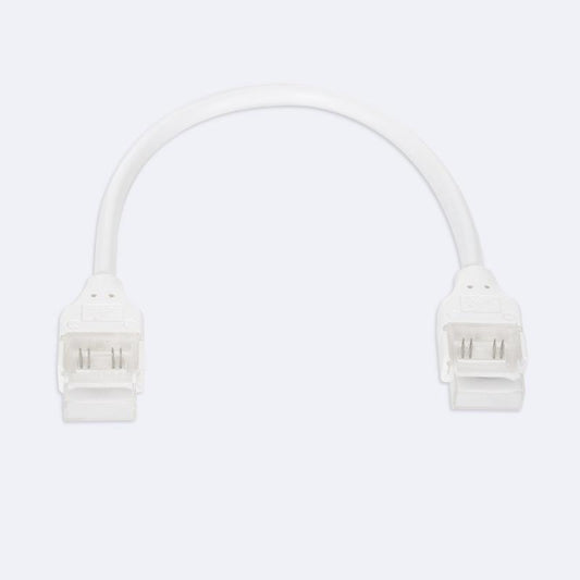 Conector Hipopótamo Duplo com Cabo para Fita LED RGB 220V WCOB Silicone FLEX Largura 12 mm