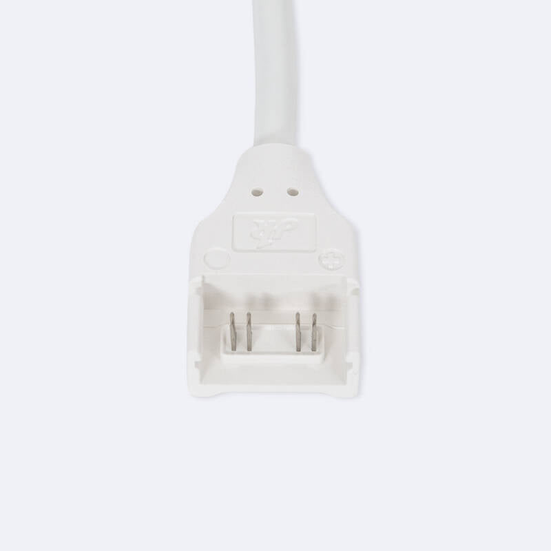 Conector Hipopótamo Duplo com Cabo para Fita LED RGB 220V WCOB Silicone FLEX Largura 12 mm