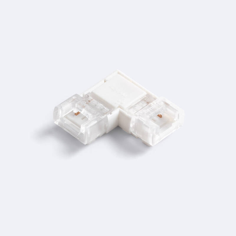 Conector Hipopótamo "L" para Fita LED Monocor 12-24V DC Largura 8 mm