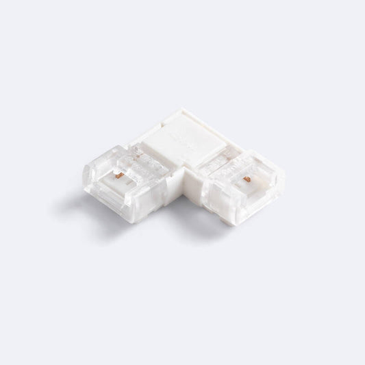 Conector Hipopótamo "L" para Fita LED Monocor 12-24V DC Largura 8 mm