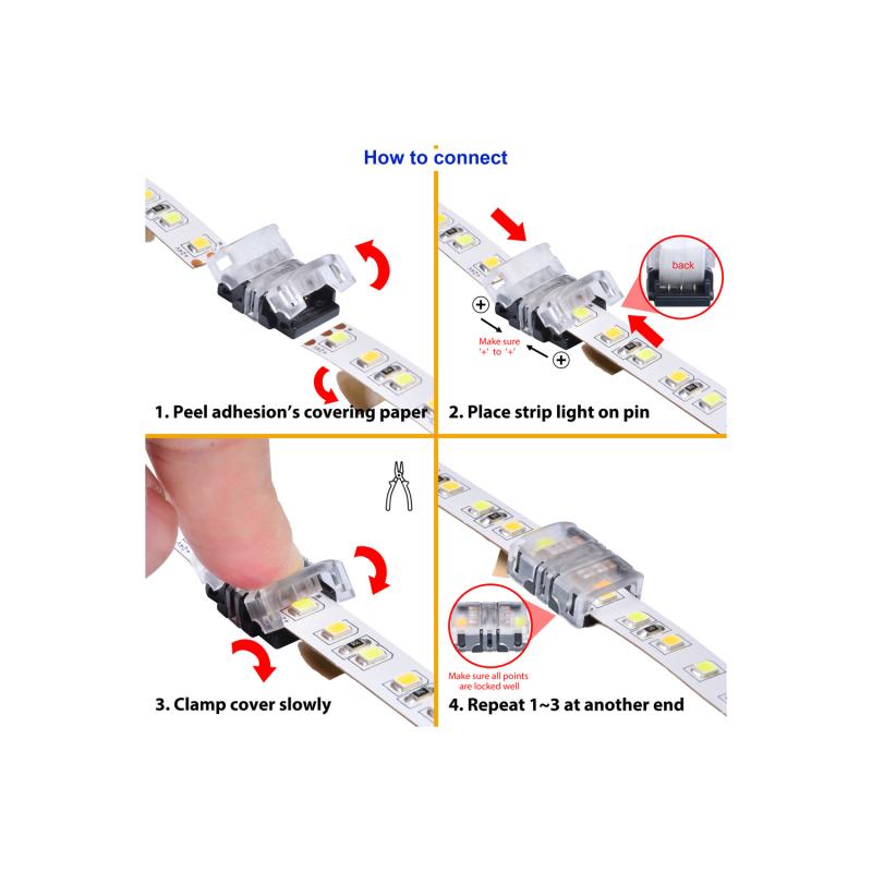 Conector Hipopótamo para Fita LED IP20