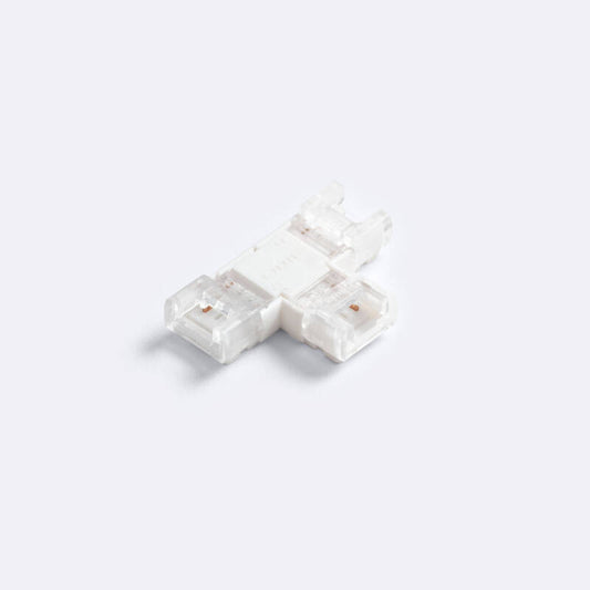 Conector Hipopótamo “T” para Fita LED Monocor 12-24V DC Largura 8 mm