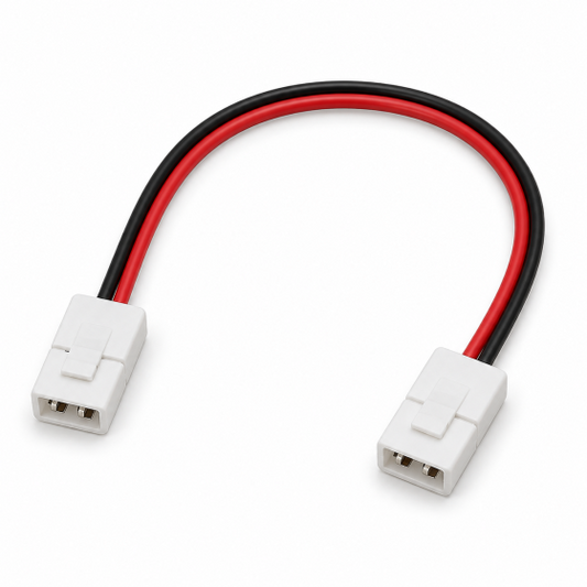 Conector IP20 15cm Cabo 2Pinos PCB 8mm SMD/COB