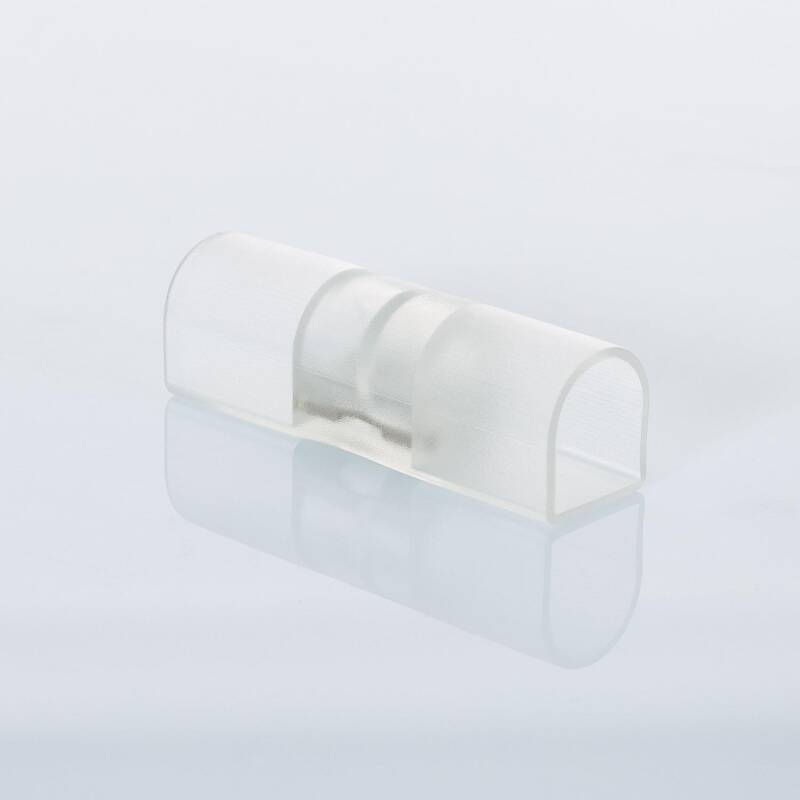 Conector para Fita LED Néon Regulável, 220 V, Semicircular, 180°, IP67