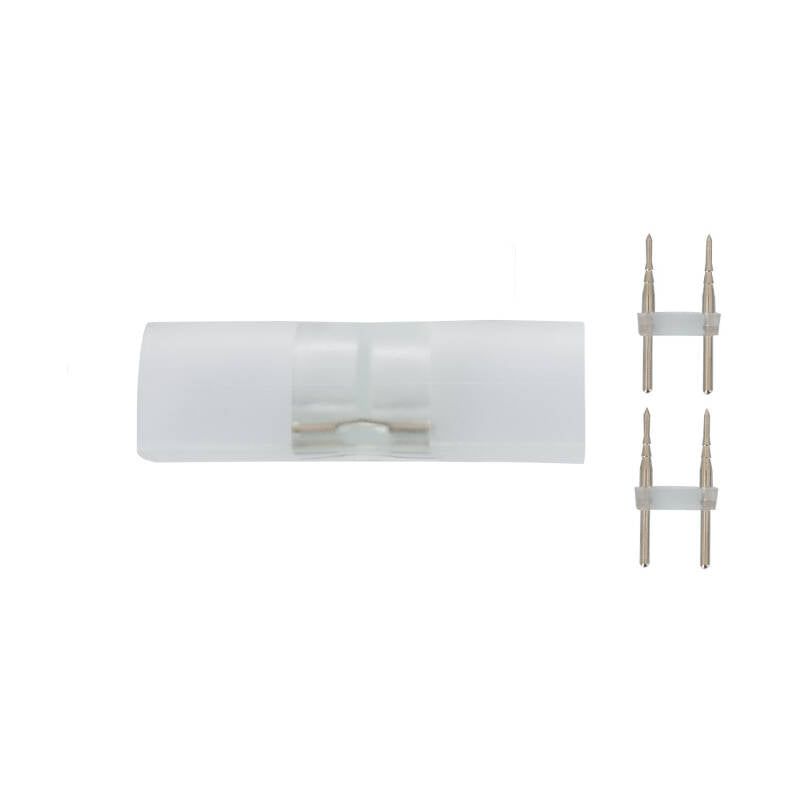 Conector para Fita LED Néon Regulável, 220 V, Semicircular, 180°, IP67