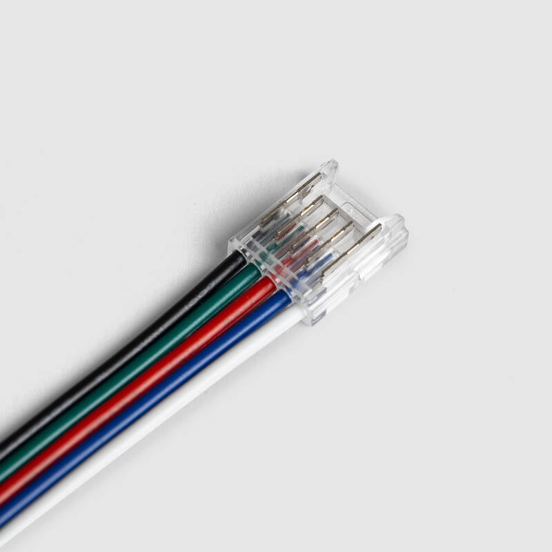Conector para Fita LED 24V RGBW SMD Largura 10 mm IP20 com Cabo