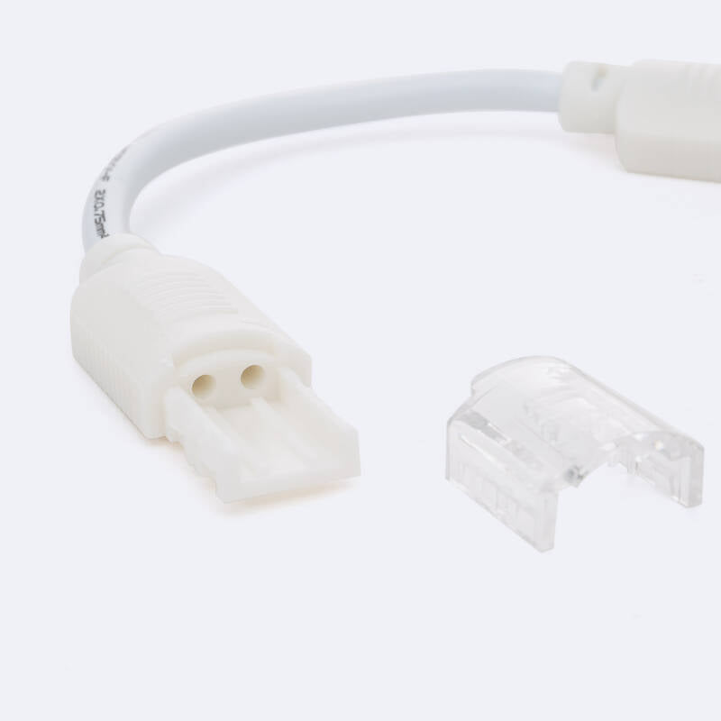 Conector Rápido duplo com Cabo para Fita LED 220V AC COB IP65 Ancho 12mm
