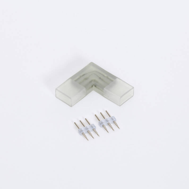 Conector Tipo "L" para Fita LED CCT 220V AC Largura 14 mm