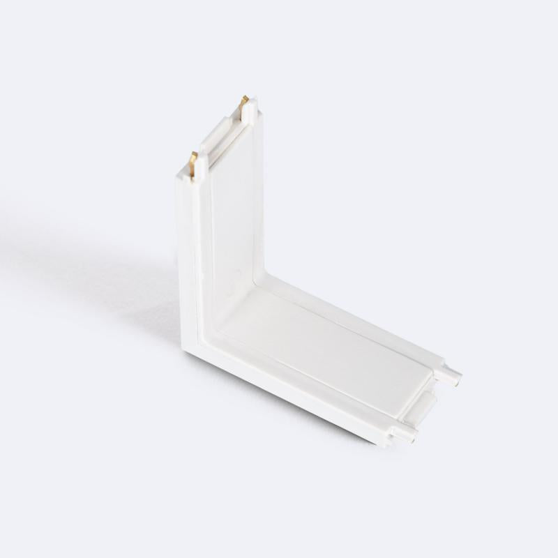 Conector Tipo L Vertical para Calha Magnético 25mm SuperSlim 48V Superfície