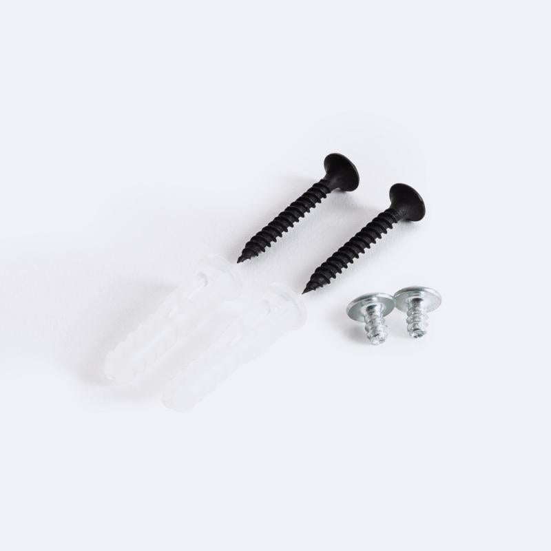 Conector Tipo L Vertical para Calha Magnético 25mm SuperSlim 48V Superfície