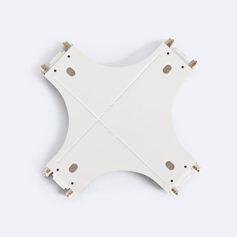 Conector Tipo X para Calha Magnético 25mm SuperSlim 48V Superfície