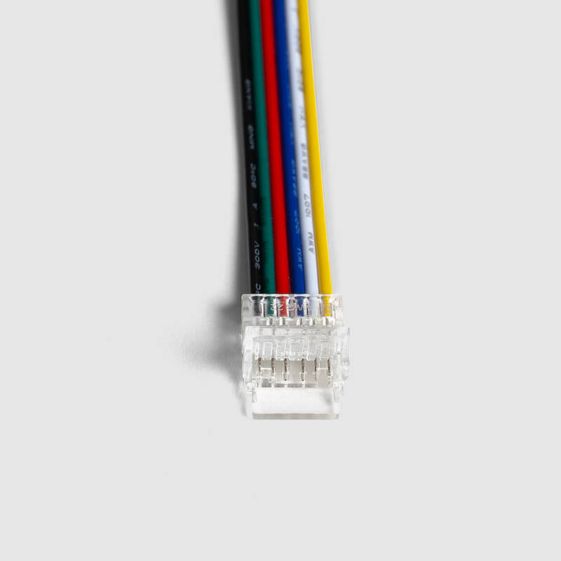Conector para Fita LED 24V RGB+CCT SMD Largura 10mm IP20 com cabo