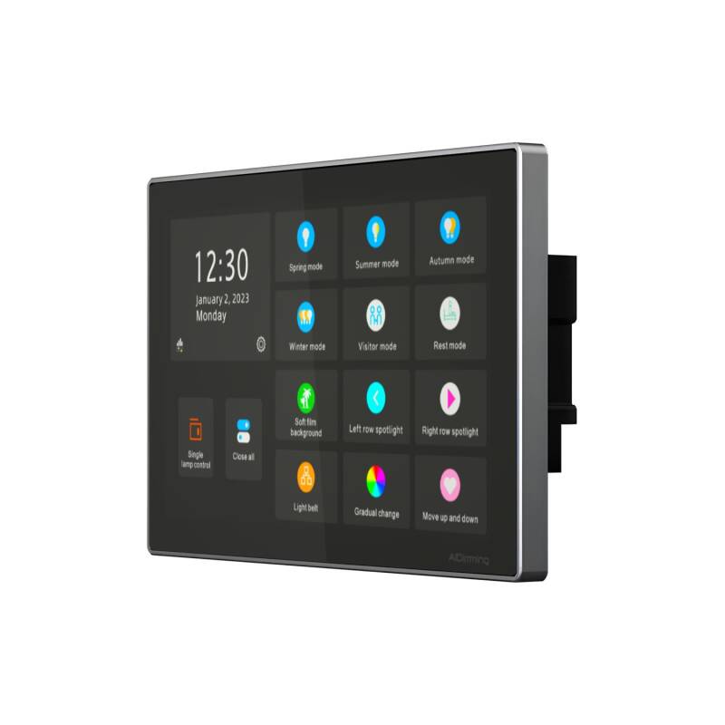 Controlador DALI Master Tela Tátil WiFi AIDimming PE-X7 compatível com Zigbee, 192 endereços