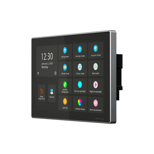 Controlador DALI Master Tela Tátil WiFi AIDimming PE-X7 compatível com Zigbee, 192 endereços