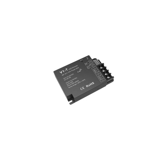 Regulador de Fita LED monocromáticas 12-24 V de Alta Potência SKYDANCE V1-T Compatível com 0/1-10 V, Botão Pulsador e RF