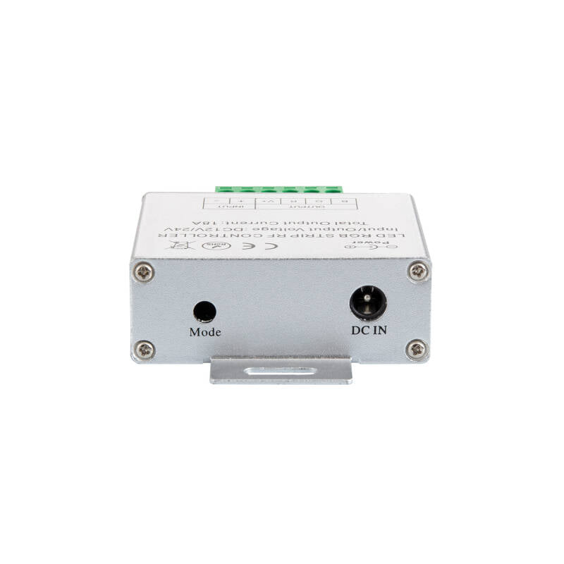 Controlador Regulador Fita LED RGB 12/24V DC Com Comando RF