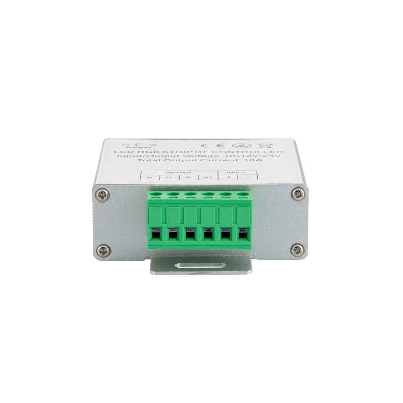 Controlador Regulador Fita LED RGB 12/24V DC Com Comando RF
