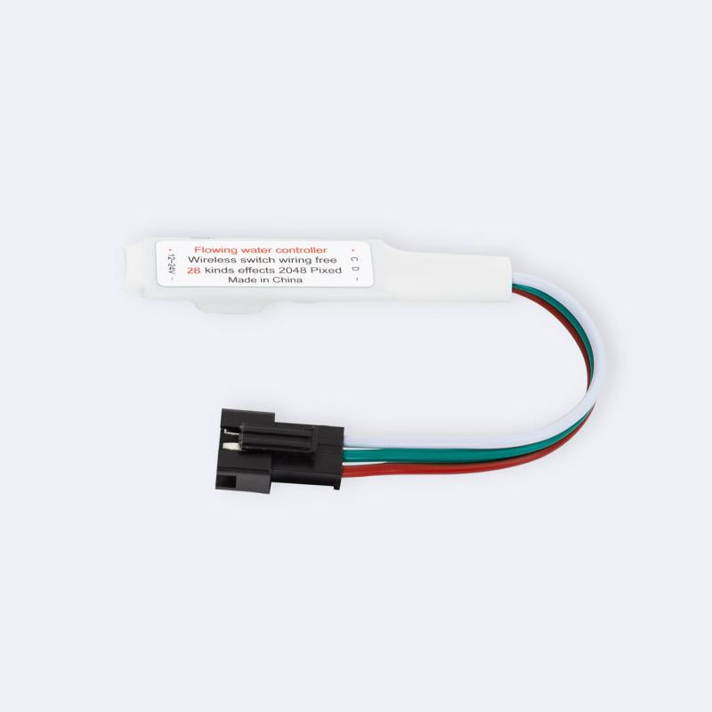 Controlador Regulador LED Monocor Digital 12-24V DC com Comando RF