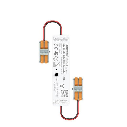 Controlador Regulador Mini Fita LED Monocor 12/24V DC MiBoxer MLR2