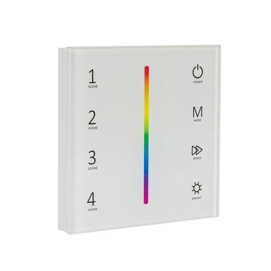 Controlador de Fitas LED RGB 12-24V Embutido Tátil SKYDANCE T3-1 Compatível com Comando RF