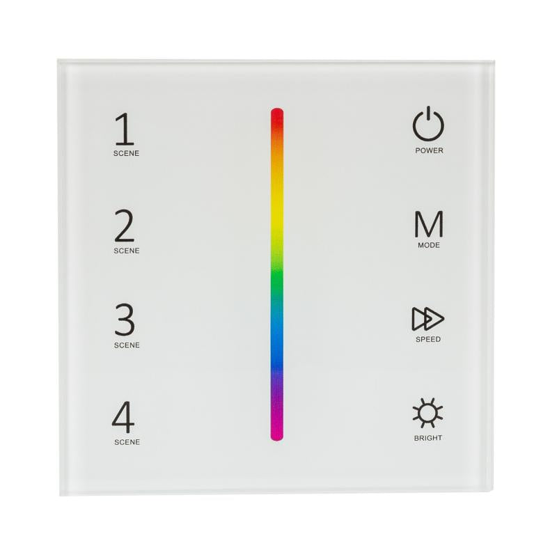 Controlador de Fitas LED RGB 12-24V Embutido Tátil SKYDANCE T3-1 Compatível com Comando RF