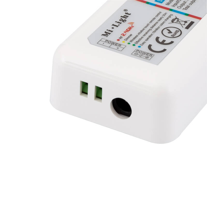 Controlador Regulador Tátil Fita LED RGBW 12/24V DC com Comando RF
