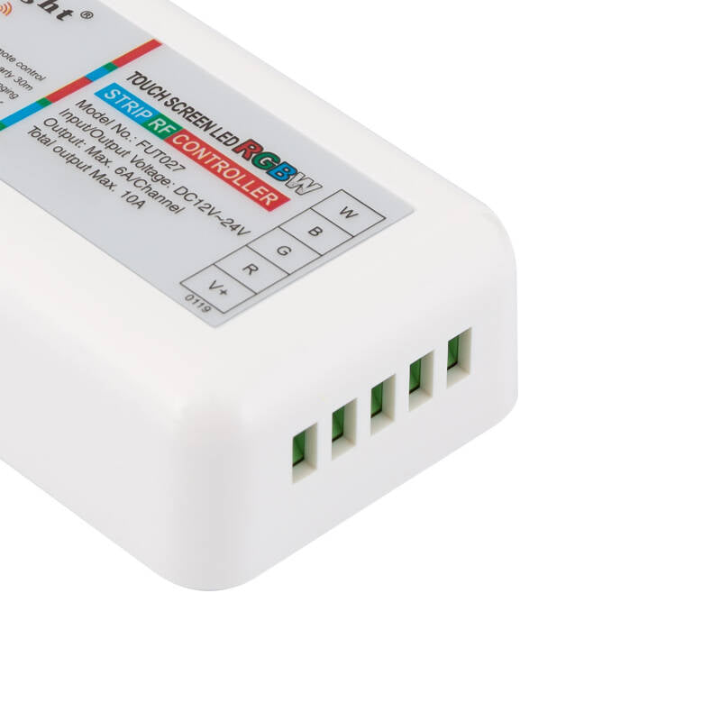 Controlador Regulador Tátil Fita LED RGBW 12/24V DC com Comando RF