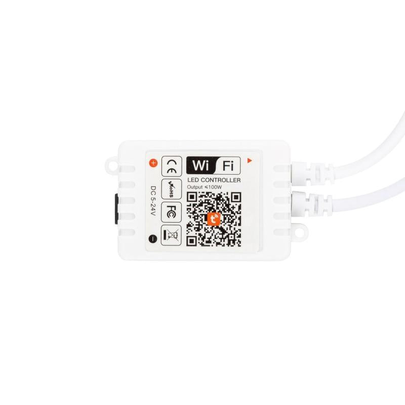 Controlador Regulador WiFi Fita LED 12/24V DC Monocor