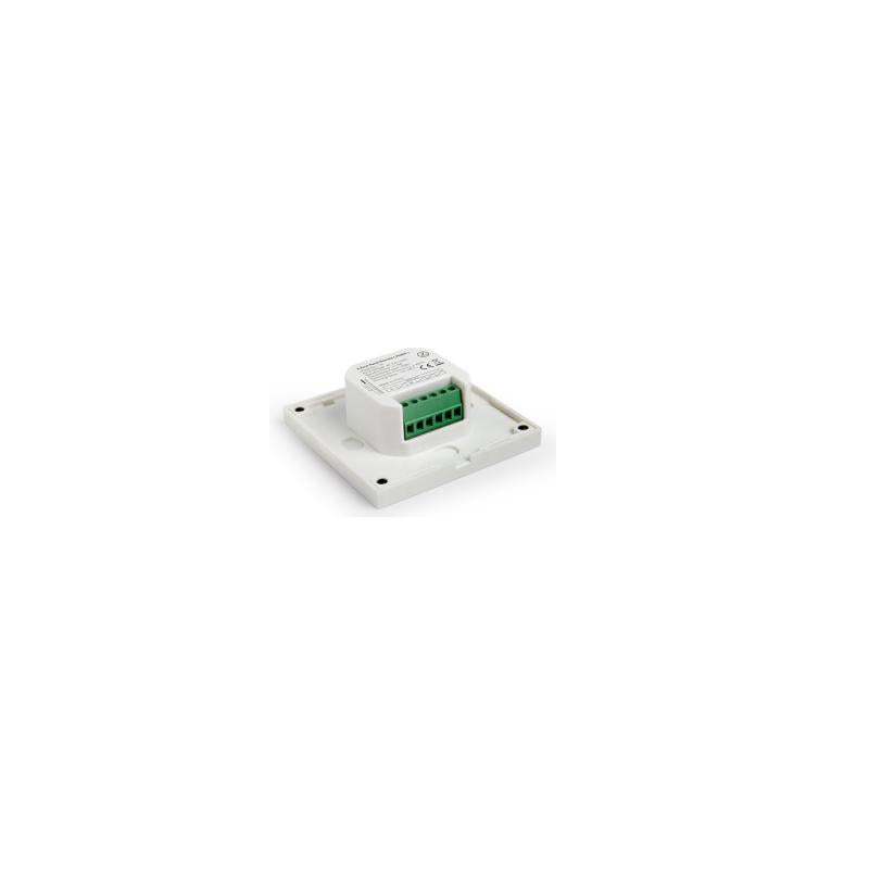 Controlador RF 220-240V AC de Parede para Regulador LED RGBW 4 Zonas RF MiBoxer T3