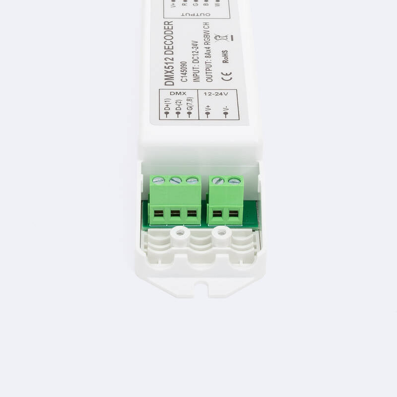 Controlador RGBW DMX512 Descodificador 4 Canais