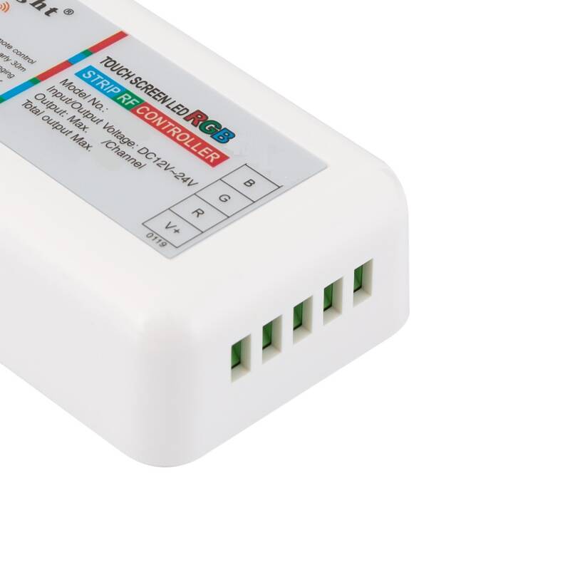 Controlador Táctil LED RGB 12/24V, Dimmer por Controle Remoto RF