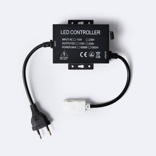 Controlador Fita LED RGB 220V SMD Largura 14.5mm com Comando