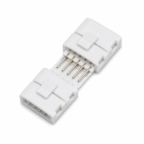 Conector IP20 5PIN Emenda Direta Fita RGBW 12mm