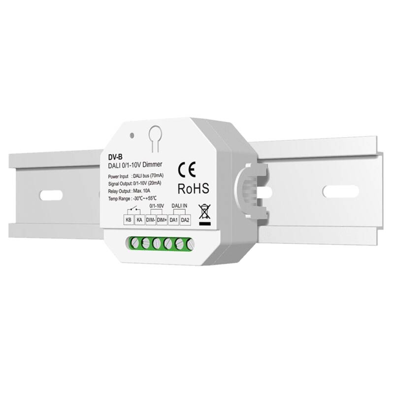 Regulador DALI a 0/1-10V SKYDANCE DV-B para Calha DIN