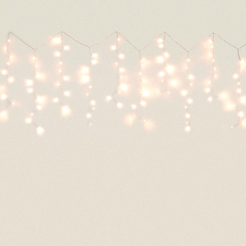 Cortina de Grinaldas LED 3m Short Transparente
