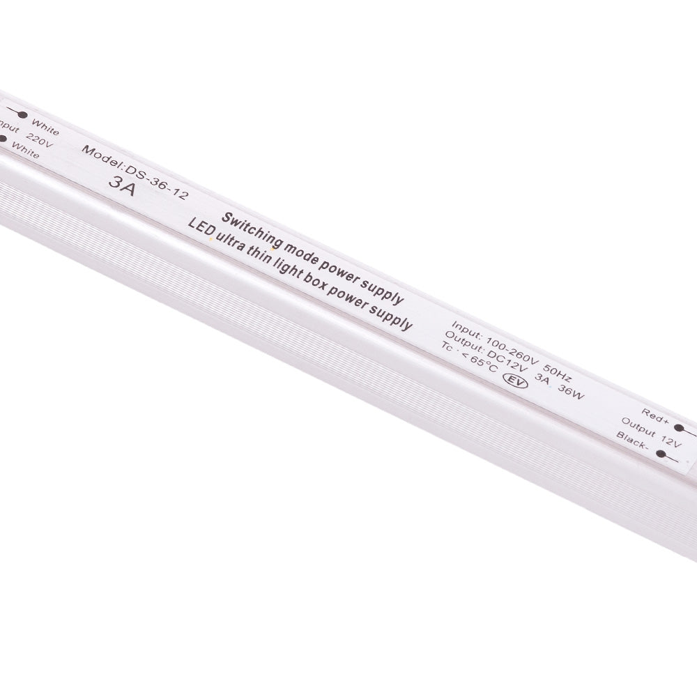 Transformador LED Ultrafino 36W 12VDC_110V-220V/AC IP20