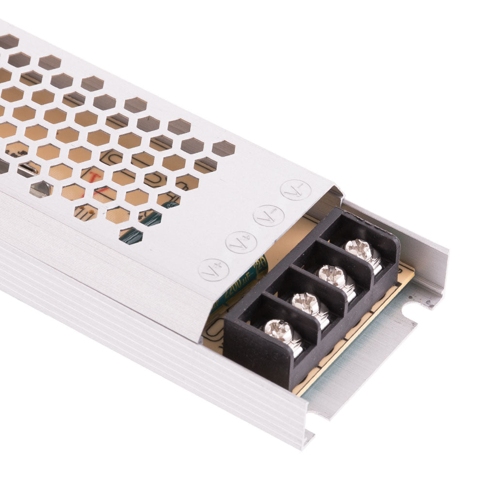 Transformador LED ultrafino 400W 12VDC_110V-220V/AC IP20