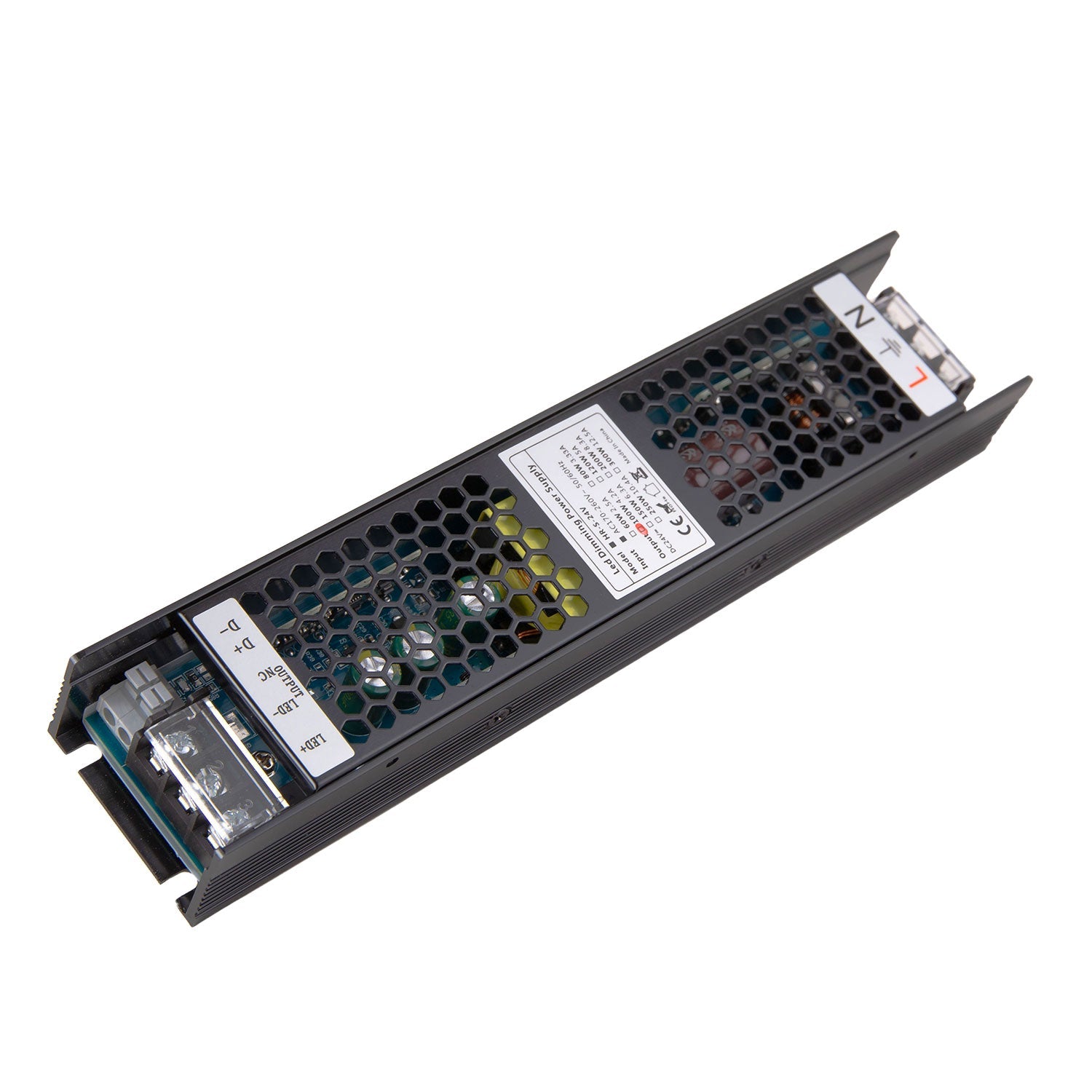 Transformador LED regulável 0-10V 170-260V 24V 4,16A 100W IP20