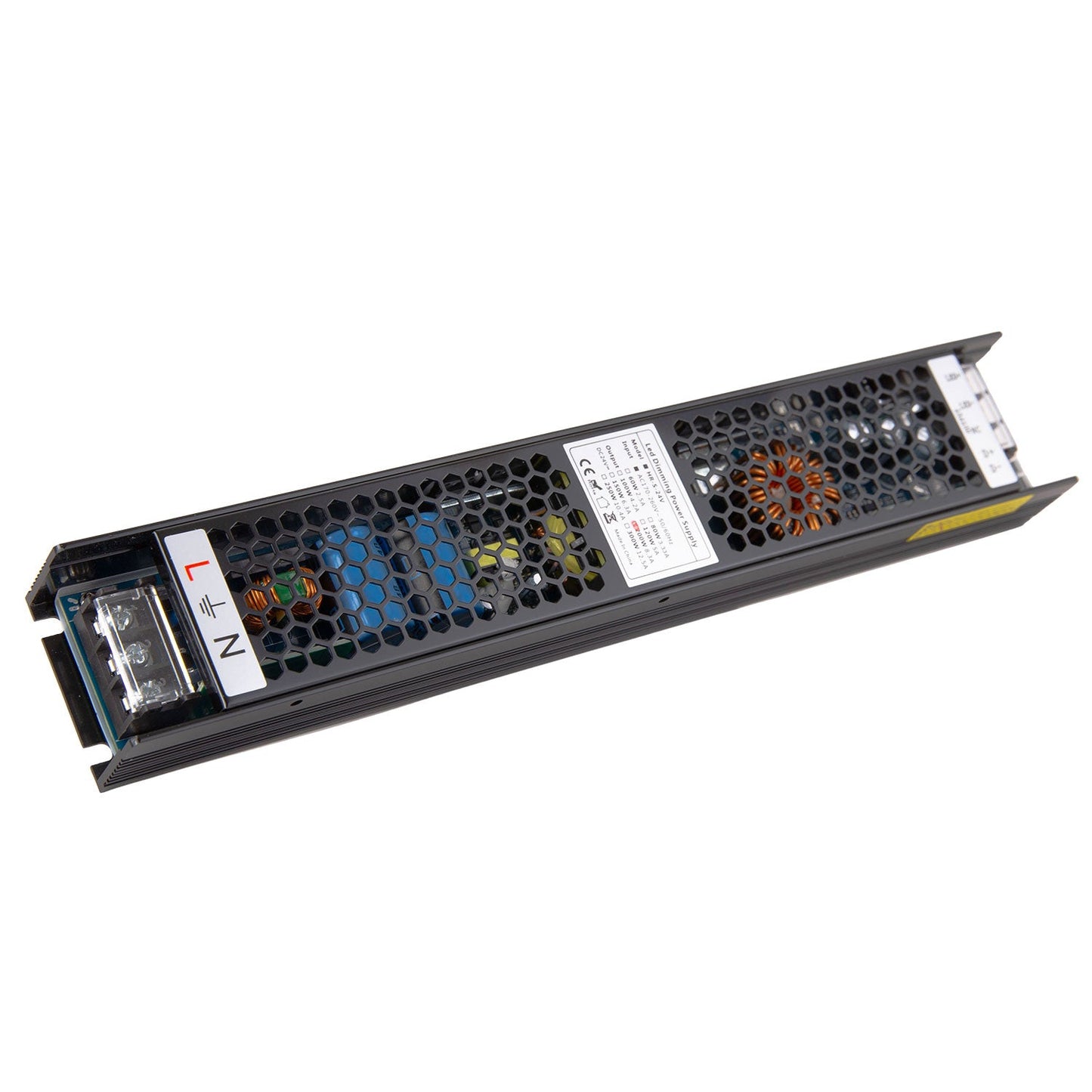 Transformador LED regulável 0-10V 170-260V 24V 8.3A 200W IP20