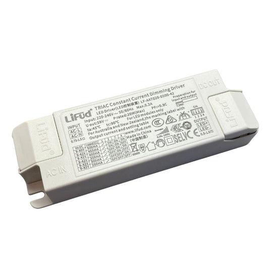 Driver Lifud 30W Saída: 9-42V 400-750mA Regulável, Borda de subida/descida, IP20
