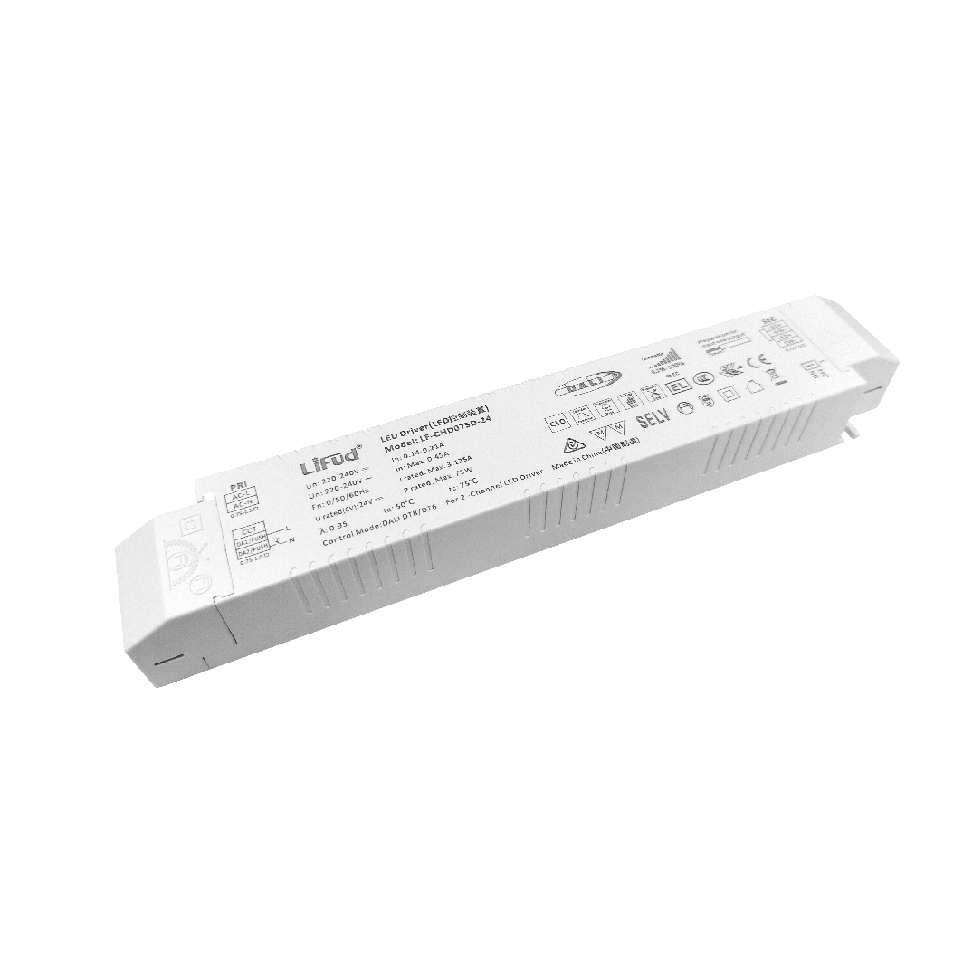Driver Lifud 240W Saída: 24V Regulável DALI/PUSH IP20