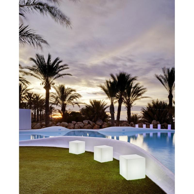 Cubo LED RGBW Cuby 45 Solar + Baterry Smarttech