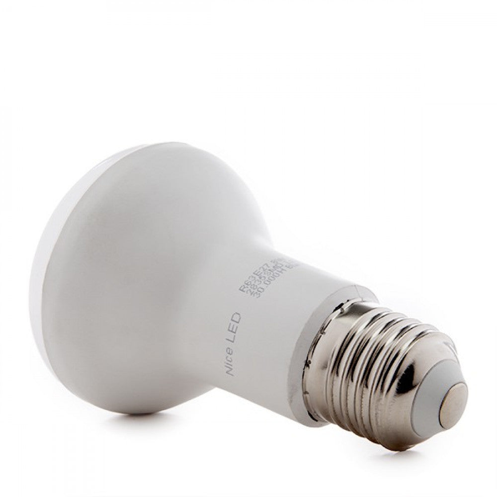 Lâmpada LED E27 8W 640Lm 6000ºK R63 40.000H