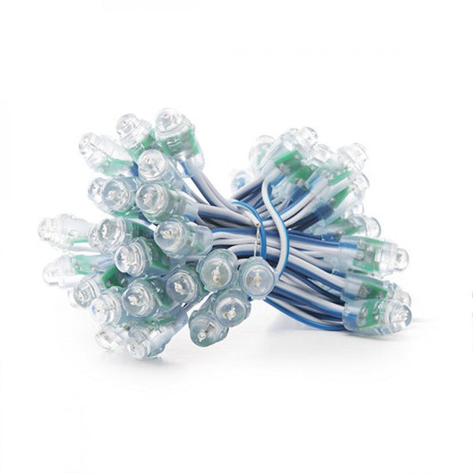 Pixel LED 0,1W 2Lm 12Mm 5V Epistar (String 50 Unidades) Azul 50.000H