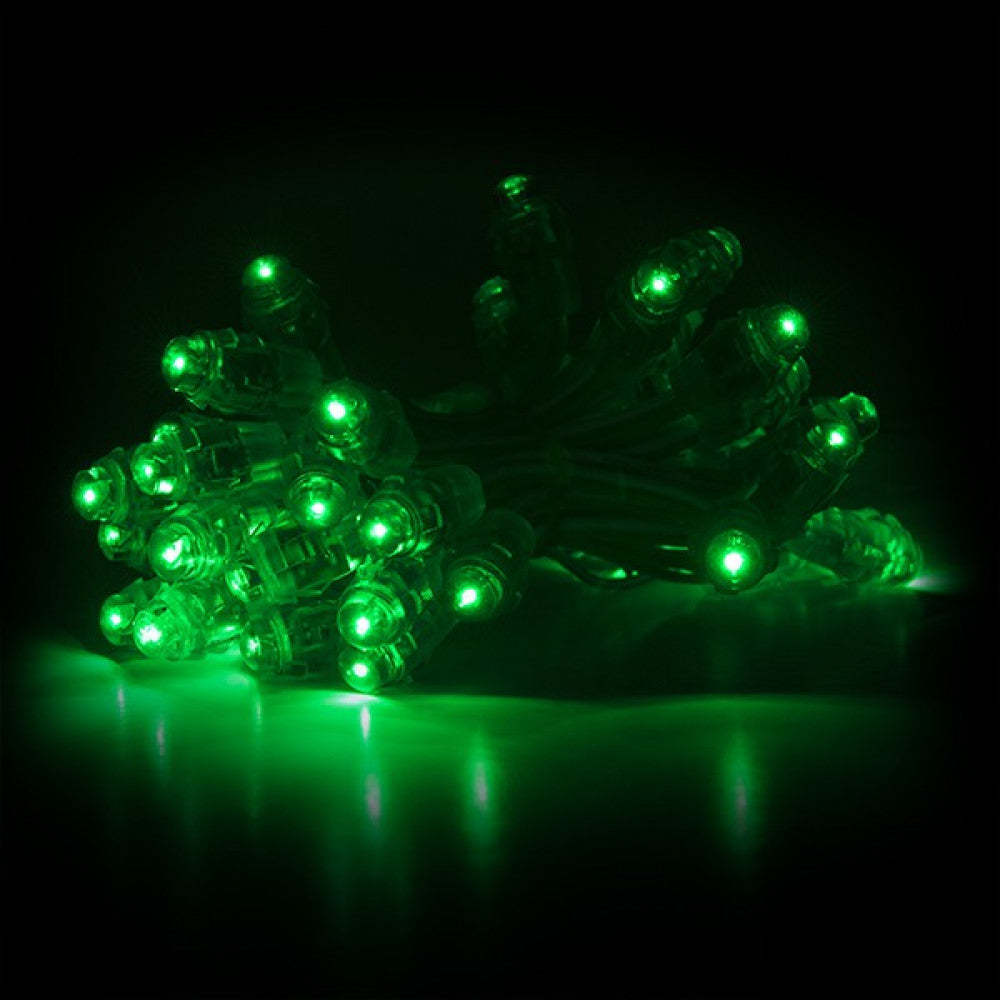 Pixel LED 0,1W 2Lm 12Mm 5V Epistar (String 40 Unidades) Verde 50.000H
